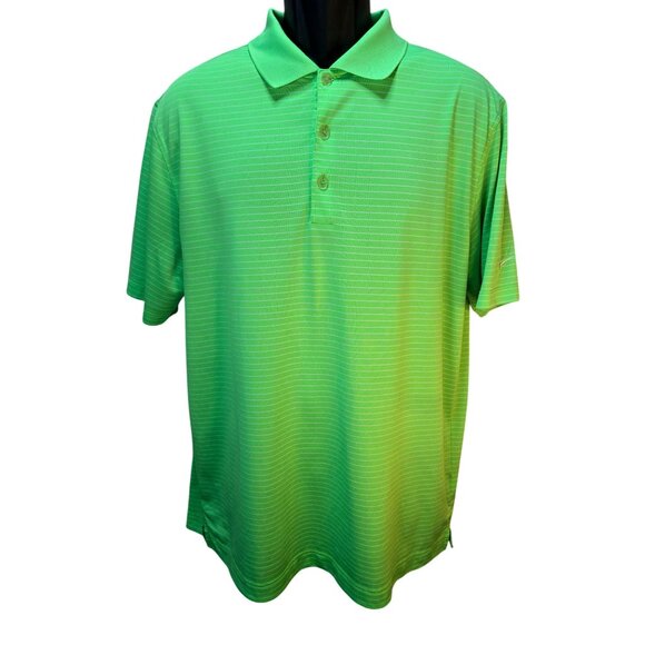 Nike Dri-Fit Golf Tour Performance Green Polo Large - Picture 2 of 8